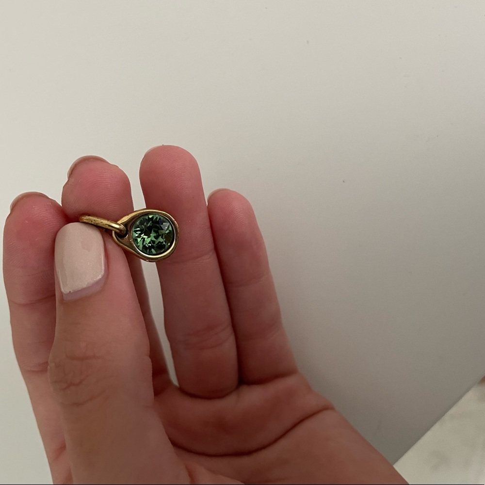 Uno de 50 green/gold charm